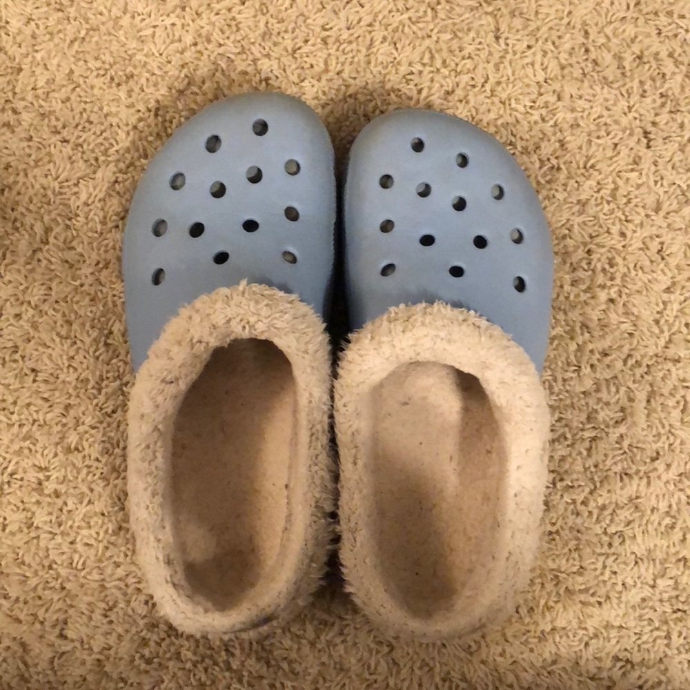 Fuzzy crocs